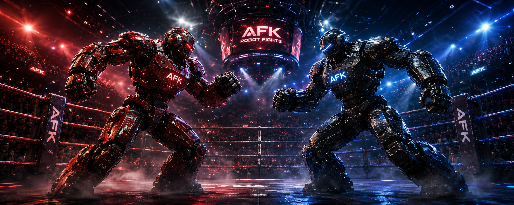 AFK Robot Fights scene