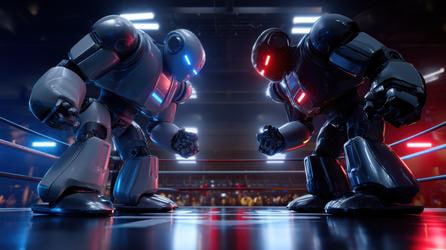 AFK Robot Fights scene